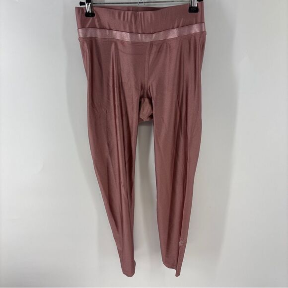 Heroine Sport Dusty rose metallic full length high rise Leggings - Picture 1 of 6
